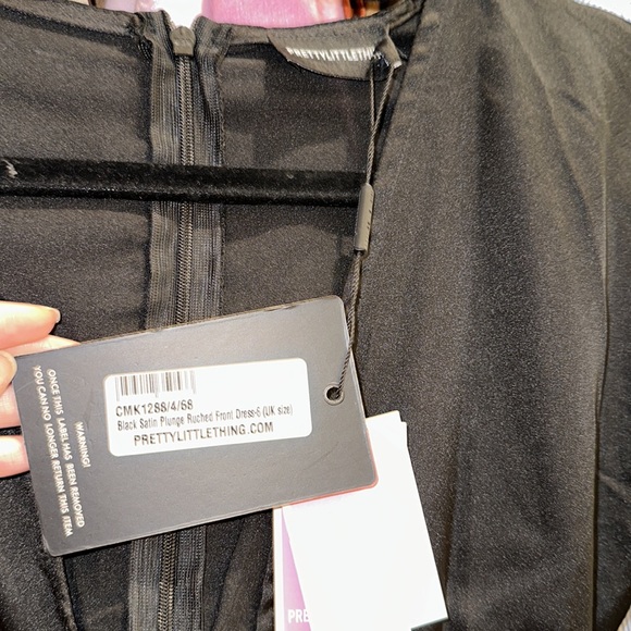 Black Ruched Dress - Picture 2 of 2